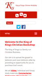 Mobile Screenshot of kingofkingsbookshop.co.uk